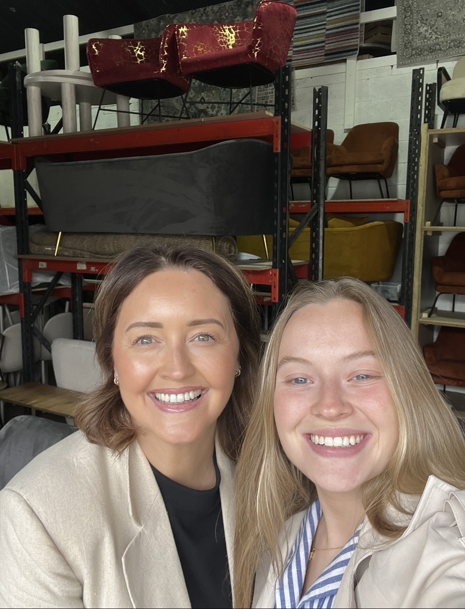 Laoise Nugent with a client
